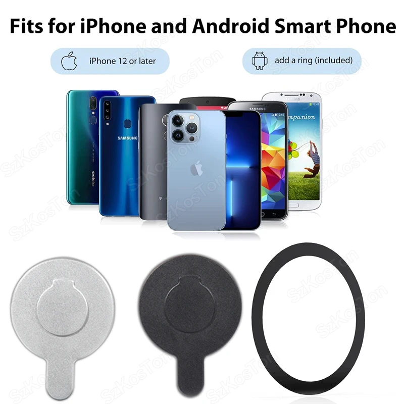 Magsafe DJI OM6/5/4SE/4 호환 DJI Osmo 짐벌 안정기 액세서리 용 모든 전화 용 DJI 마그네틱 링 클램프 홀더