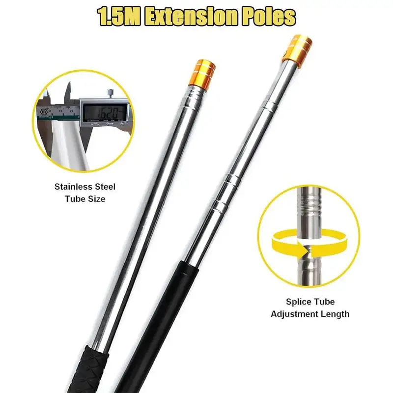 Ladder Pull Down System Kit Attic Metal Pull Hook Set Attic Pull down System Hook Parts Replacement for Cord Ropes for Home