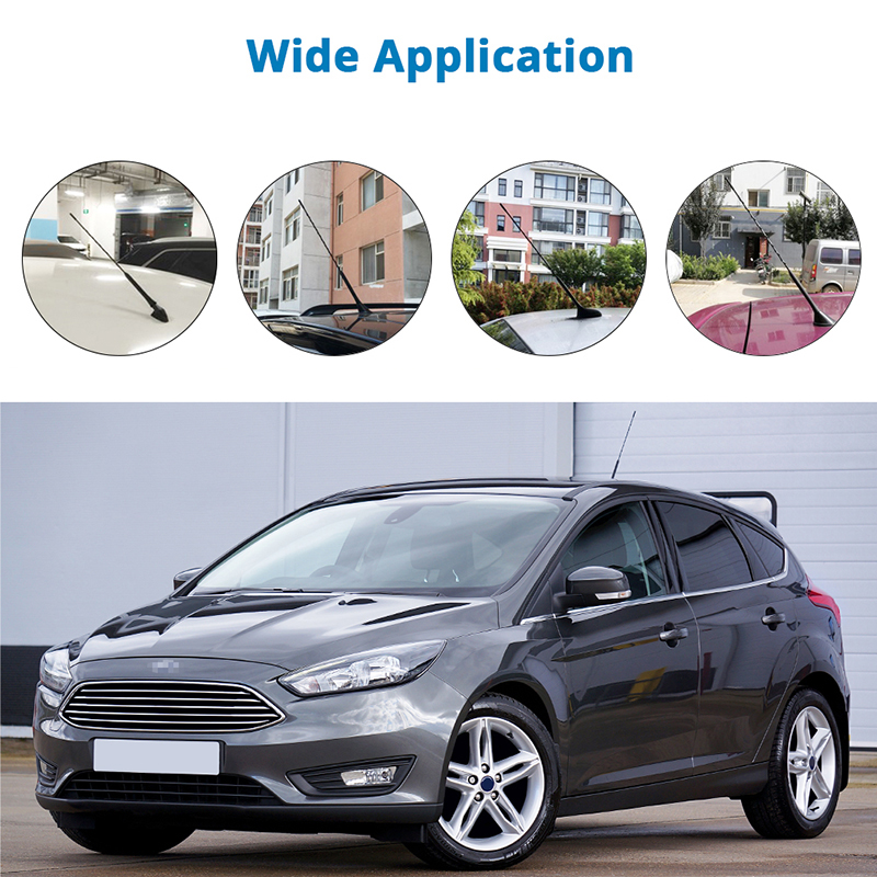 9/11/16 インチ車のルーフマウントマストアンテナユニバーサルステレオラジオ FM AM 信号空中増幅アンテナマストホイップ VW トヨタ