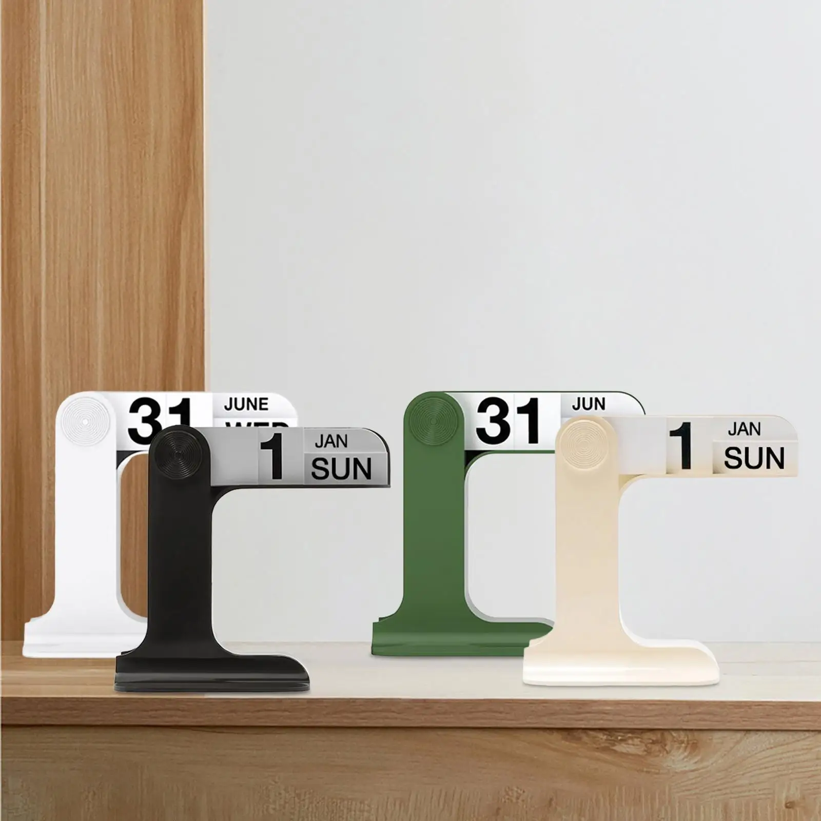 Daily Desktop Perpetual Desk Calendar Aesthetic Reusable Yearly Standing Weekly Modern Home Office Decor Page Flip Desk Calendar