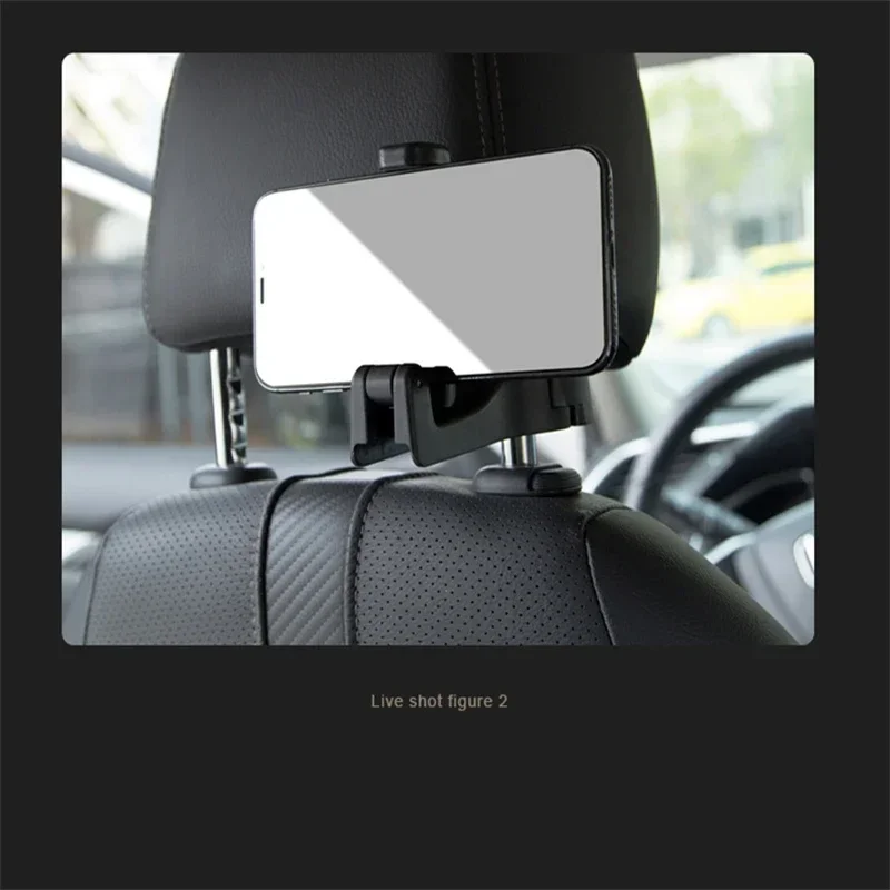 รถเบาะหลัง Hook Multi-Function แขวนผู้ถือโทรศัพท์มือถือ Lazy Bracket ที่นั่งด้านหลังโทรศัพท์ Headrest Bracket