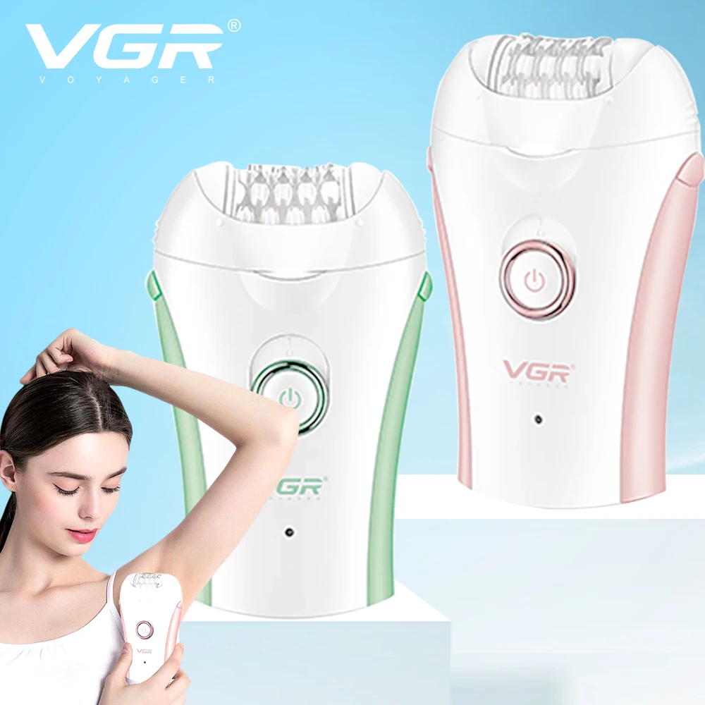 Vgr 705 depilador profissional removedor de cabelo recarregável removedor de cabelo feminino depilador elétrico portátil