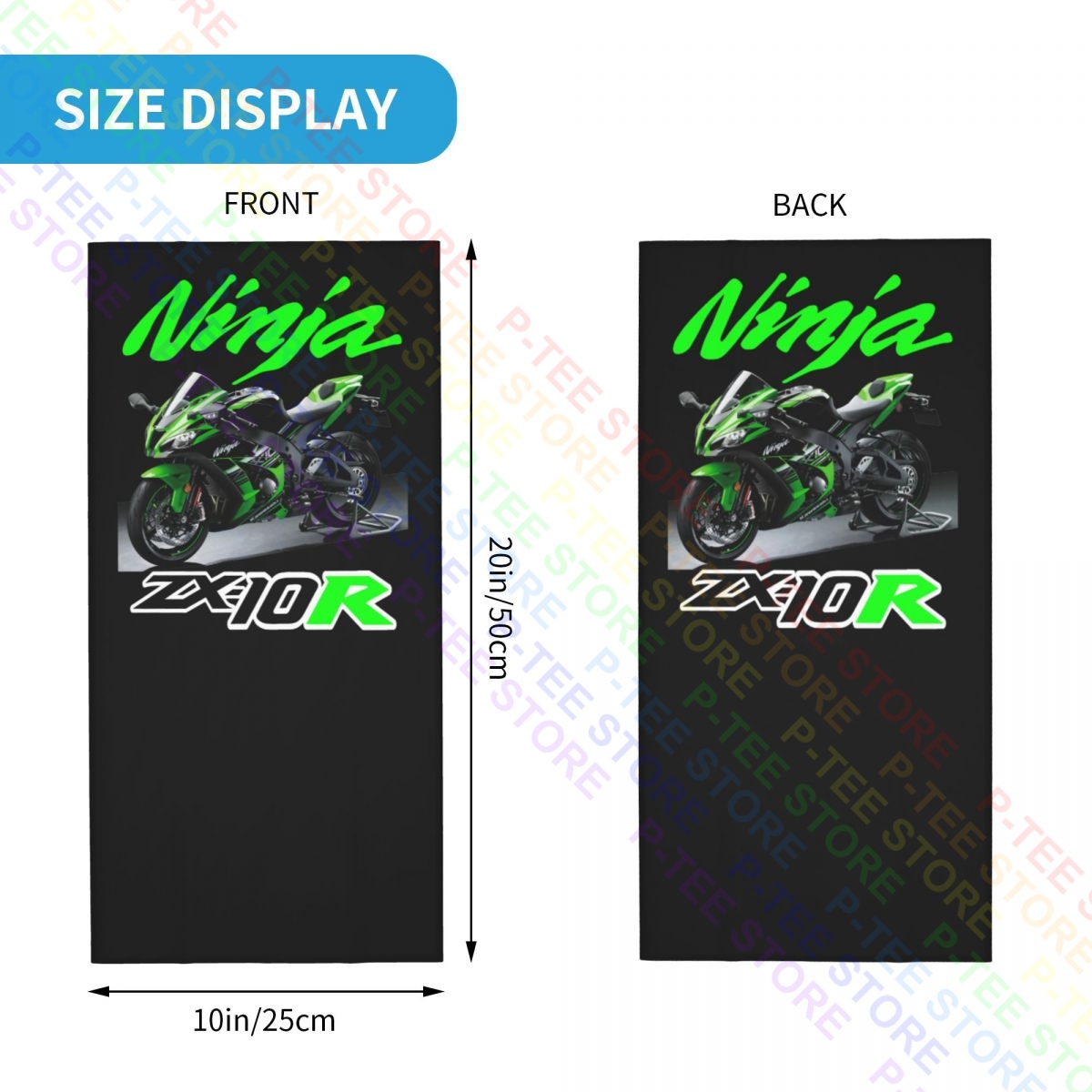 Wsbk Ninja Zx-10R & Zx-10Rr cuello polaina Bandana bufanda máscara facial Suave Anti-uv deportes al aire libre
