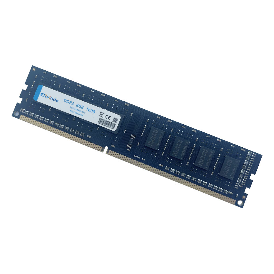Envinda 4GB 8GB Desktop Memoria Ram DDR3 DDR3L 1600MHz PC3-12800U PC3-10600 DIMM 1.5V 1.35V Memória não ECC
