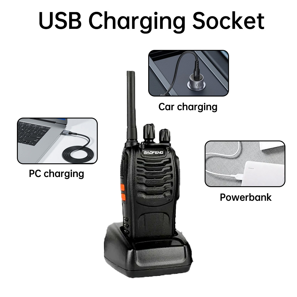 2/4/6pcs Baofeng BF-88E portable wireless Handheld Long Range Walkie Talkie 446MHz 16CH UHF Ham Two Way Radio for Hunting