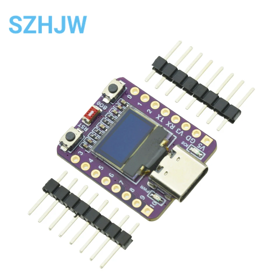ESP32-C3 OLED Development Board With 0.42 Inch OLED Module Ceramic Antenna Wifi Bluetooth ESP32 Supermini Development Board