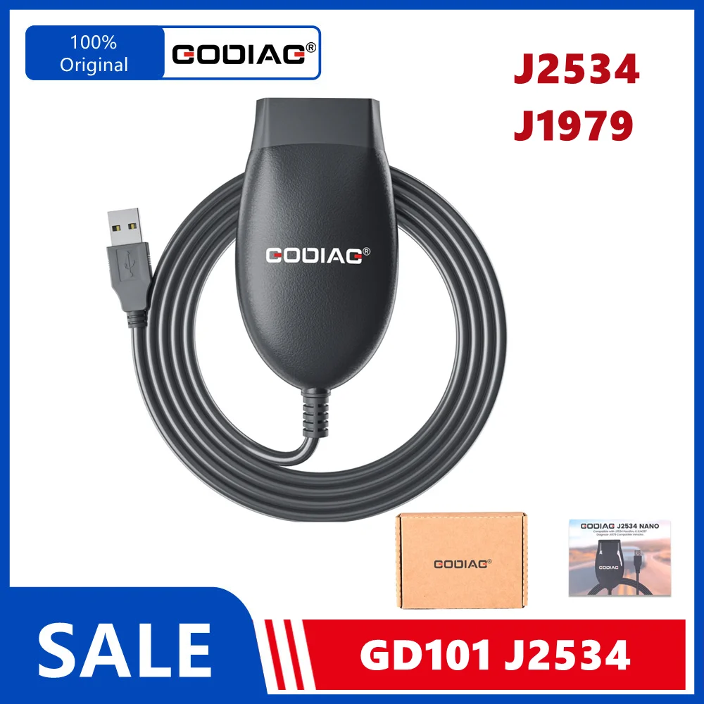 GODIAG GD101 J2534 Compatível com J2534 Passthru & ELM327 Diagnosticar J1979 Veículos Compatíveis Mudar Modo Automaticamente