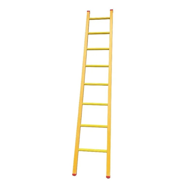 FRP Insulated Herringbone Glass Fiber Telescopic Ladder Customizable Cutting Processing Service
