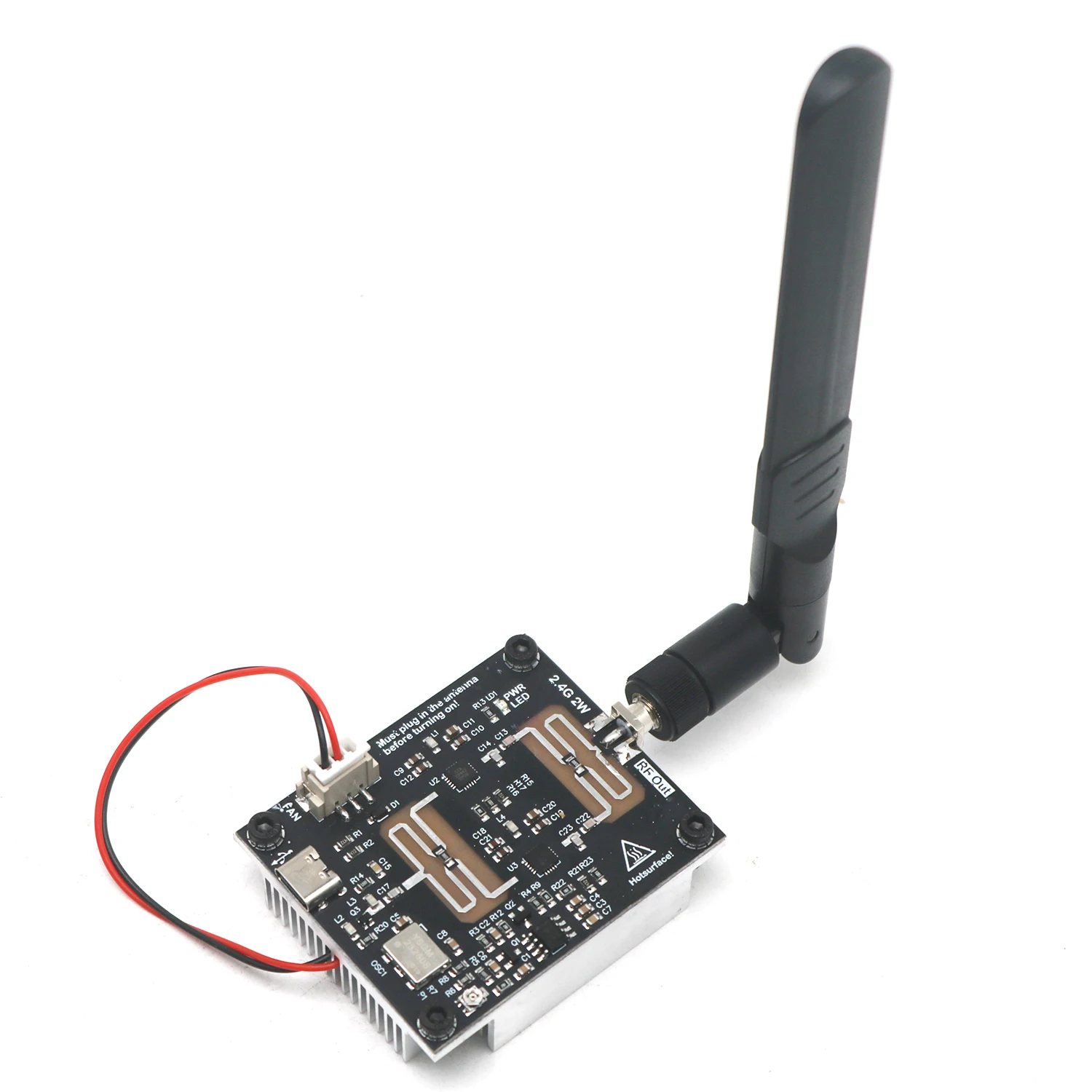 2.4Ghz 2W WiFi Bluetooth Sweep Signal Source VCO RF Generator RF Power Amplifier For 2.4G BT Headset Music Speaker Wifi Camera