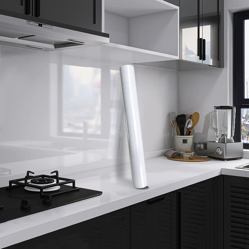 Prevenção de poluição do óleo papel de parede adesivo adsorção eletrostática transparente cozinha resistência a altas temperaturas