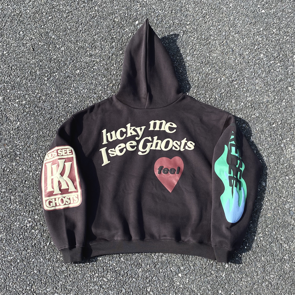 Frog drift-ropa de calle para hombre, marca de moda CPFM KANYE, sudaderas con capucha estampadas de espuma holgada de gran tamaño, Sudadera con capucha Unisex