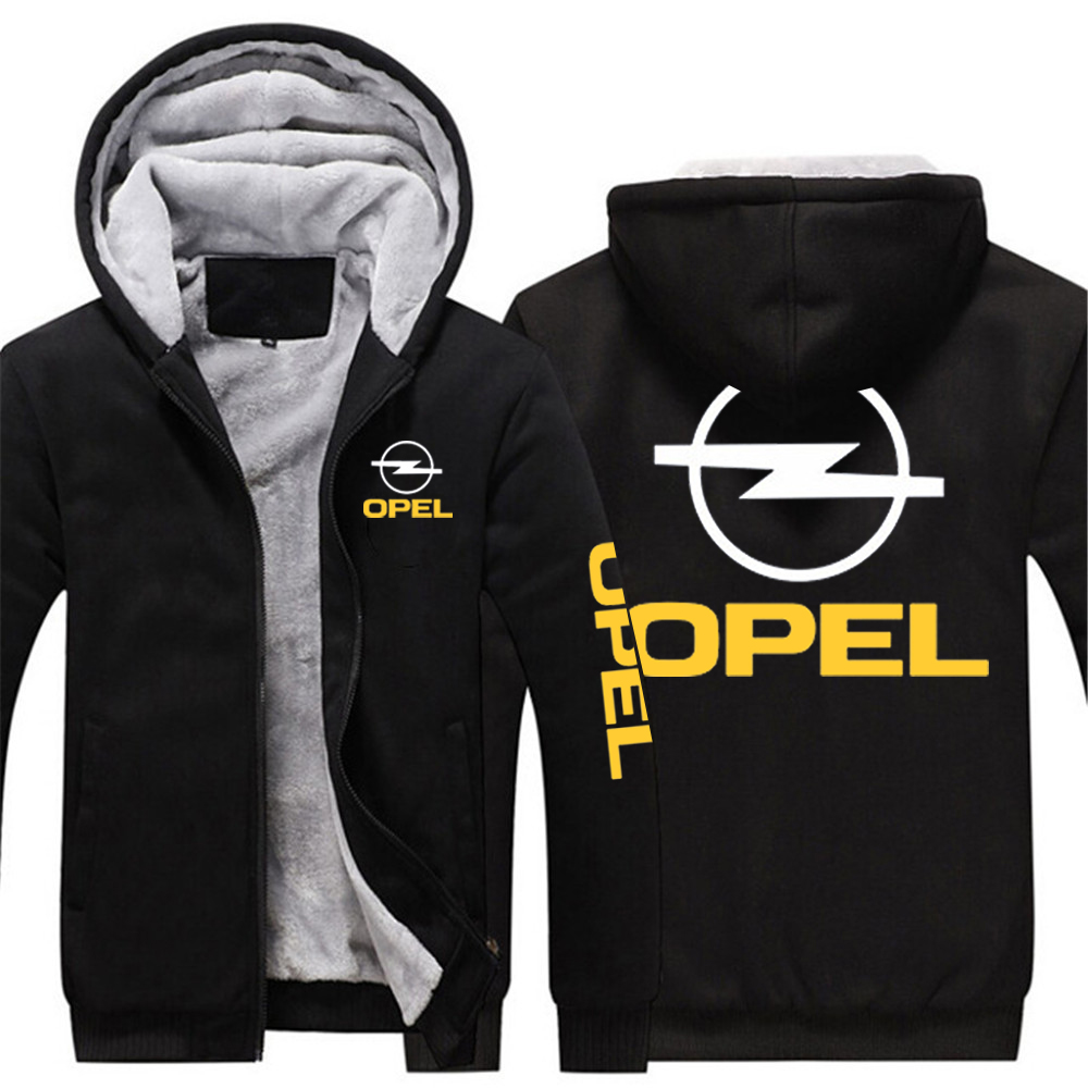 2022 opel logotipo primavera outono de alta qualidade moletom personalizado streetwear engrossar com capuz hoodies dos homens zíper jaquetas clássicas