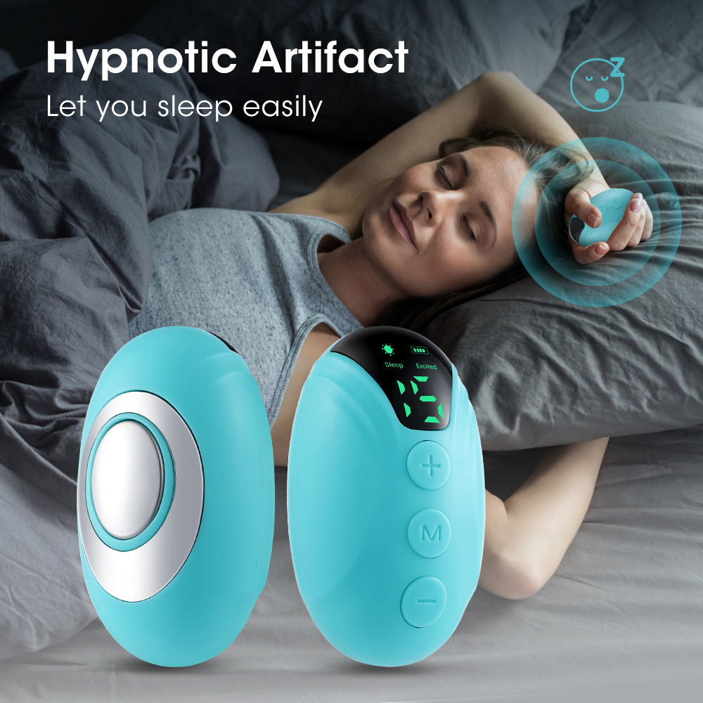 Dispositivo portatile per l'aiuto al sonno Allevia l'insonnia Strumento Aiuta il sonno Terapia dell'ansia notturna Rilassamento Dispositivo per il sonno per alleviare la pressione