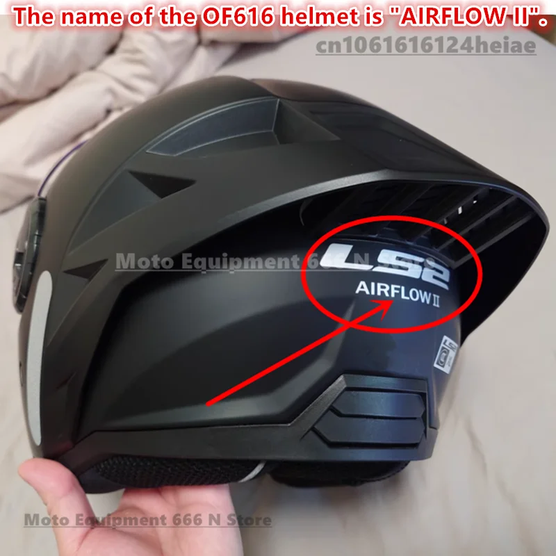 Original LS2 Motorcycle Half Helmet OF616 Original Lens Black Lens Color Visors LS2 AIRFLOW II Helmet Accessories