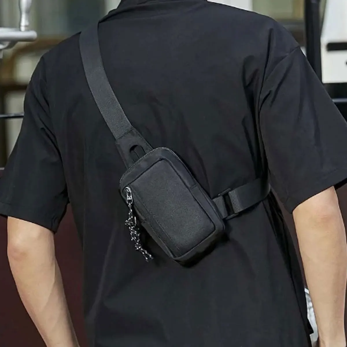 Bolsa masculina moda oxford pequena casual mini bolsas masculinas corpo cruz ombro mensageiro sacos para homens bolsas e bolsas