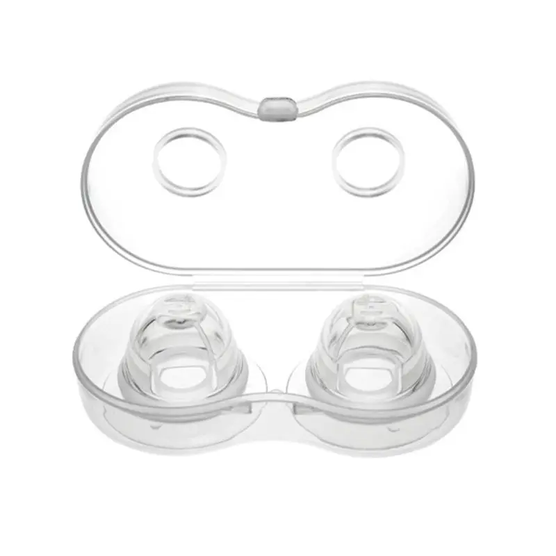 1 Paar Silikon-Nippelkorrektur, schmerzloser Nippelsauger, Abzieher, Aspirator zur Korrektur von flachen umgekehrten Brustwarzen