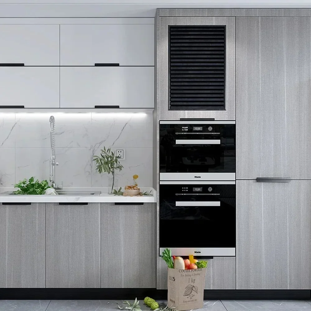 Pegatinas de puerta de grano de madera de 90 de ancho para armario, mesa, armario, muebles, papel tapiz autoadhesivo de PVC impermeable, decoración del hogar