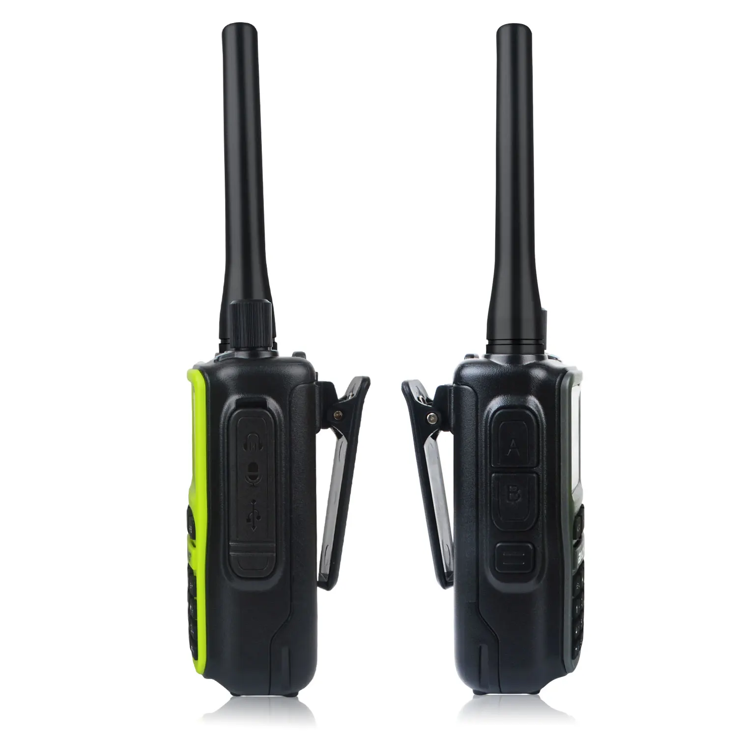 2개/팩 바오펑 UV-5R 미니 에어밴드 수신 VHF UHF 듀얼 밴드 송수신 FM 아마추어 무전기 VOX 워키토키 UV-5RMINI