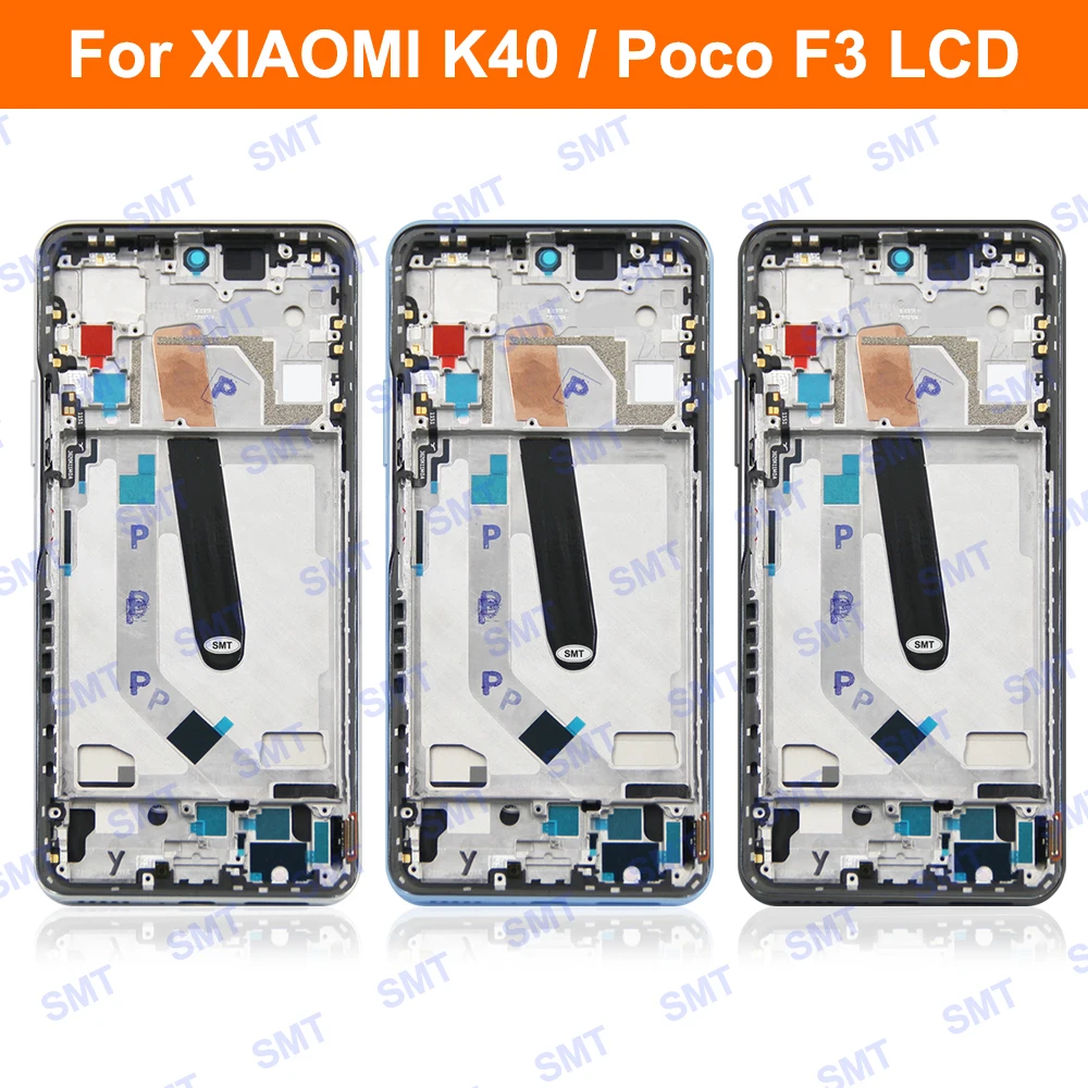 LCD Voor Xiaomi POCO F3 LCD Display met Frame Touch Screen Digitizer Vergadering Vervanging Voor POCOF3 M2012K11AG Scherm Reparatie