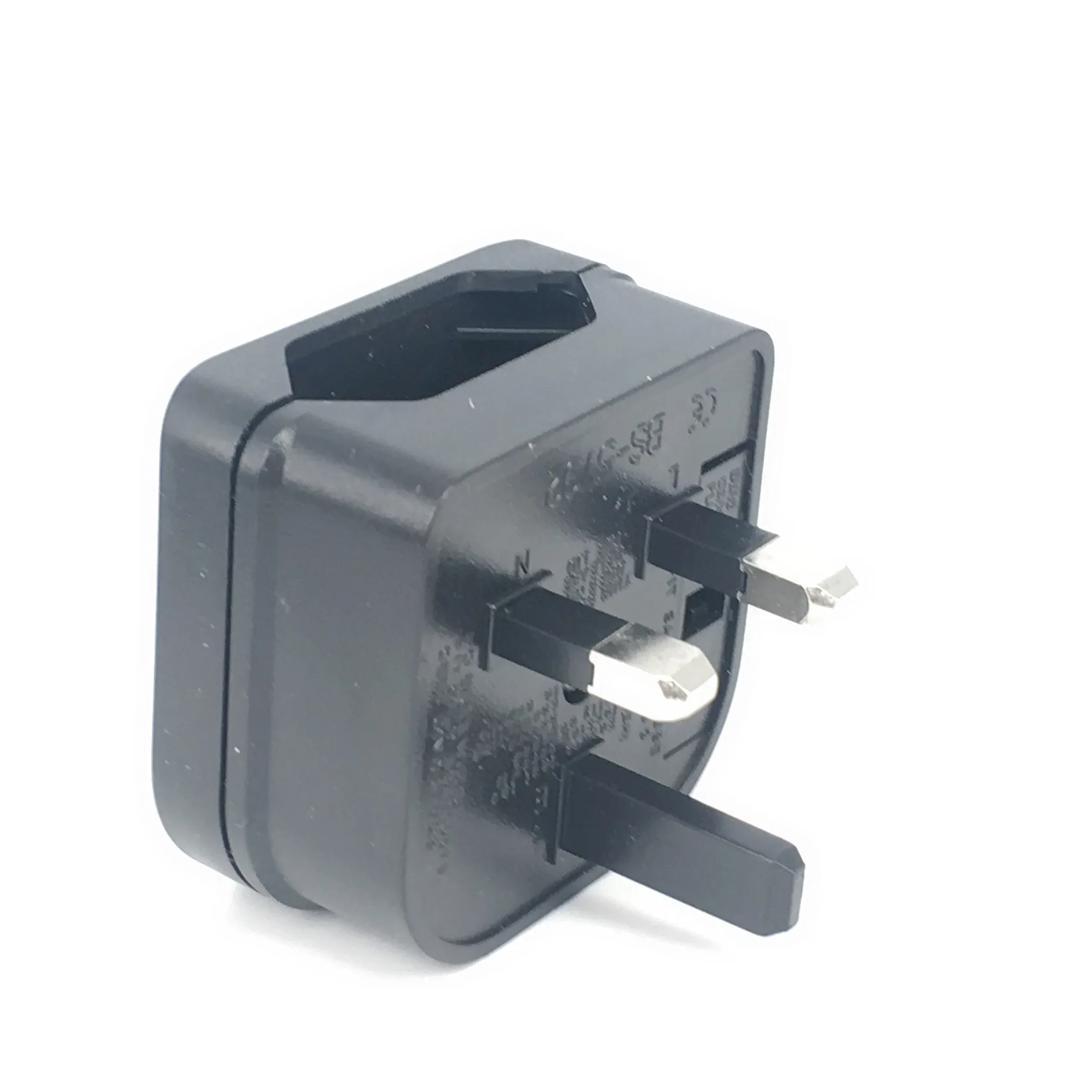 ยุโรปยูโร Eu 2 Pin To Uk 3 Pin Power Socket Travel Plug Adapter Converter Power Adapter Charger Power Socket Outlet