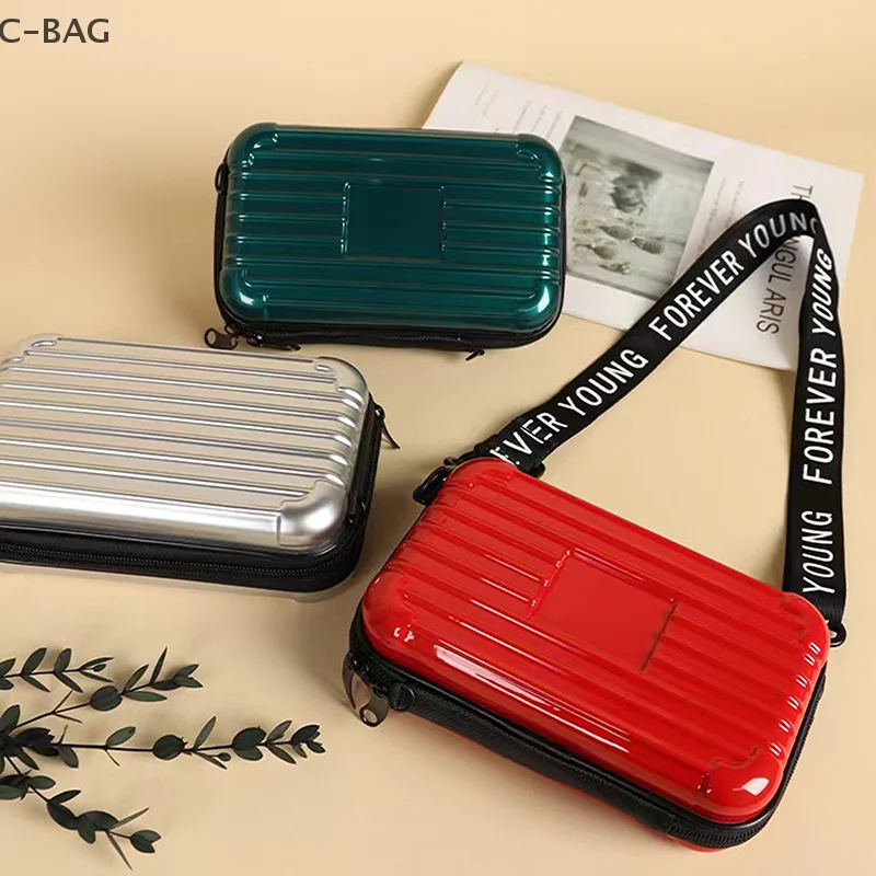 Mini Koffer Form Tasche Mode Gepäck Tasche Handtasche Schulter Tasche Wasserdichte Tasche Hard Shell Box Koffer Geldbörse Clutch Tasche