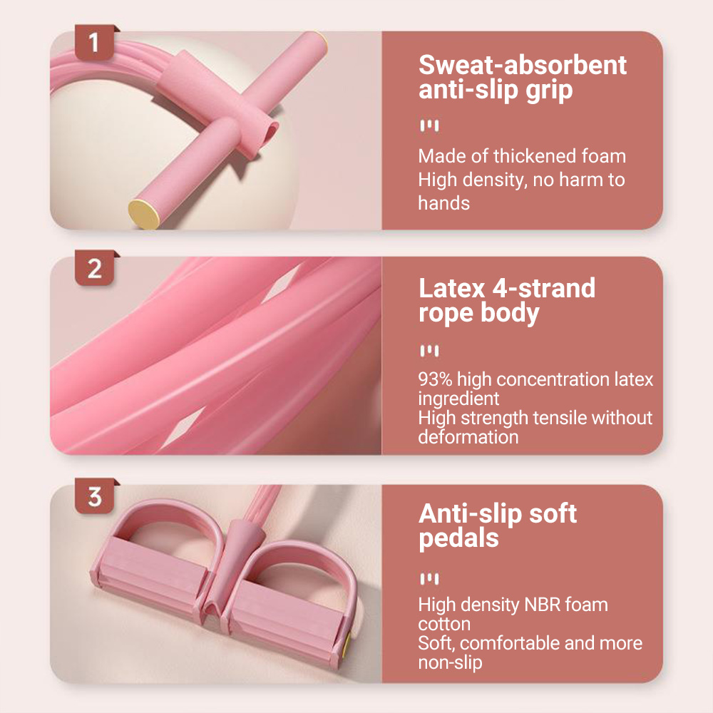 Эластичная лента-Эспандер для занятий спортом, 6 Трубок