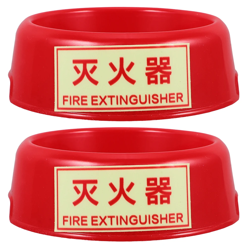 Fire Extinguisher Base Hanger Bracket Holder Wall-mounted for Vehicle Floor Stand Plastic Estinguisher