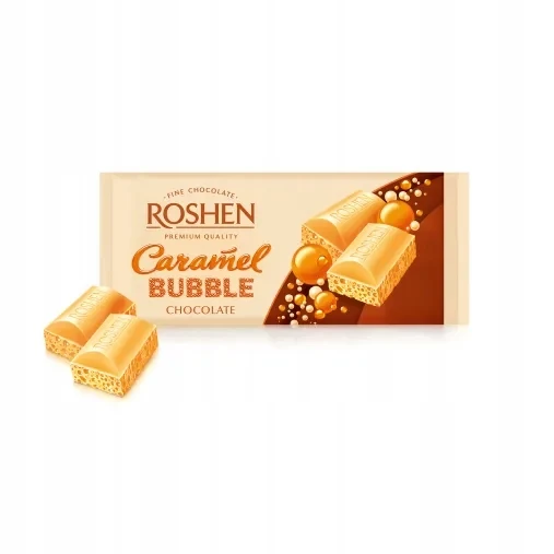 Roshen Czekolada karmelowa z bąbelkami 80 g