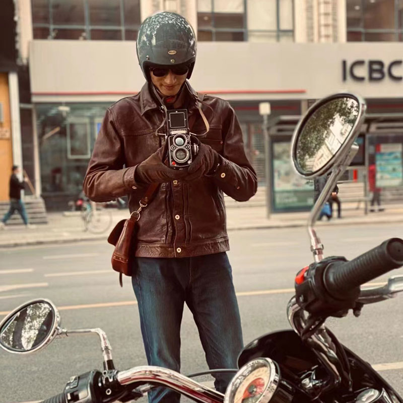 Casco de Moto de fibra de vidrio para montar en Scooter, protector de cabeza de cara abierta, estilo Retro TT & Cocos, 3/4 Jet, aprobado por DOT