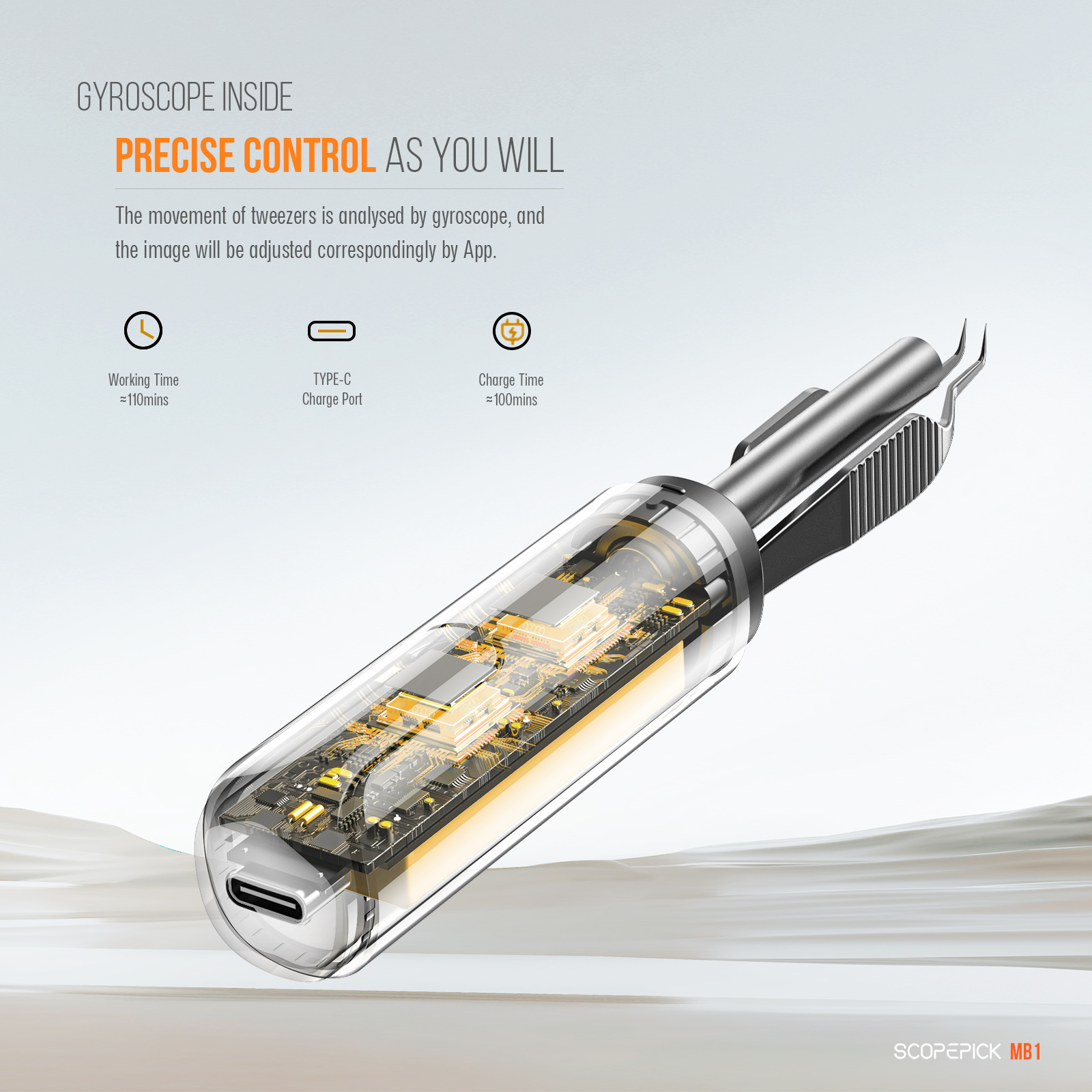 Blackhead,Acne,Pimple Removal Tweezer with 1080p Camera, Ultimate Precision: Tweezer with Camera - Perfect for Delicate Tasks! -