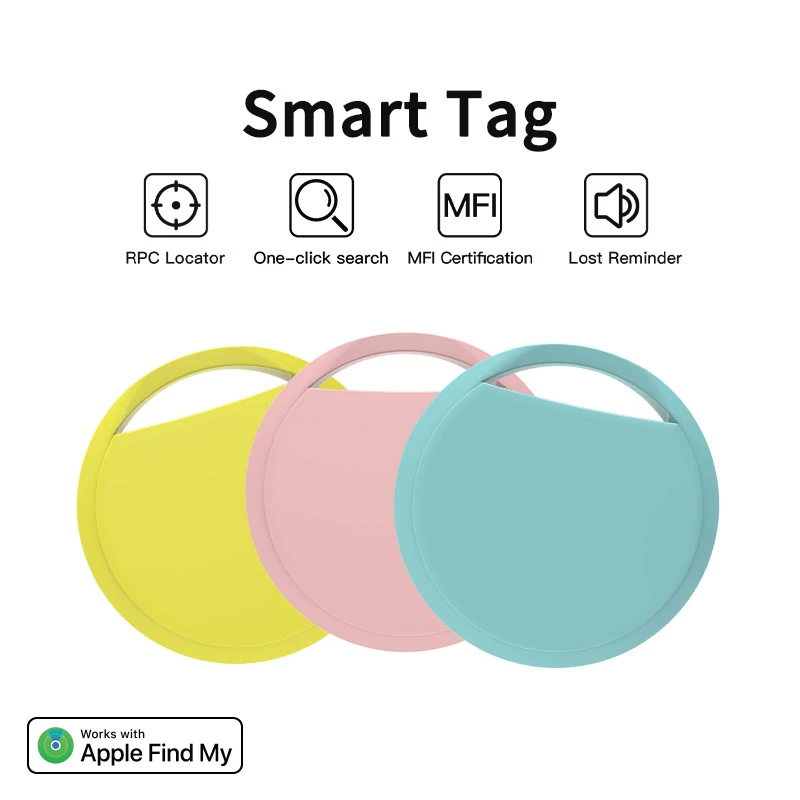 GPS-трекер Xiaomi Airtag Apple Find My Device Smart Tag Bluetooth-локатор отслеживание мини-тегов глобальное позиционирование анти-потерянный