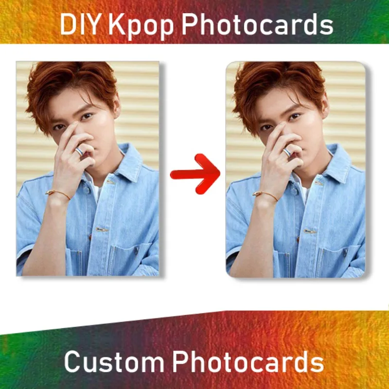 Изготовленные на заказ фотокарточки Kpop фотокарточки Ломо бизнес-альбом фото Kpop карты подарок