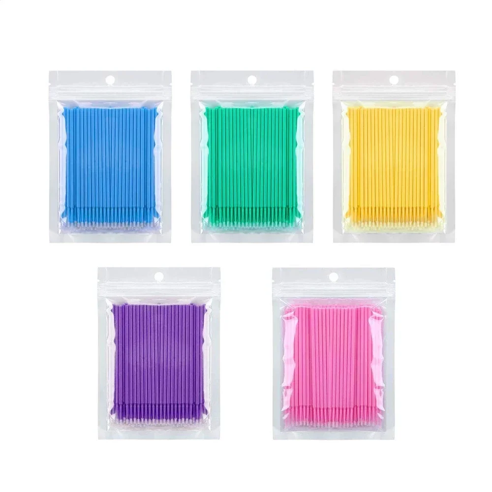 100 unids/bolsa, aplicadores de maquillaje, cepillo de dientes para aplicación Denta, cuidado bucal, materiales de dentista, Micro desechable para odontología