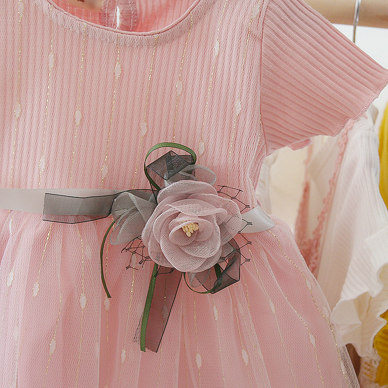 Opruiming_Toddler Meisje Tutu Jurk Zomer Mode Korte Mouw Prinses Jurk Leuke Bloemenmeisje Trouwjurk_Continue updates