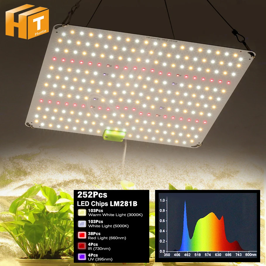 Pełne spektrum oświetlenia LED do uprawy High PPFD Sunlike LM281B do hydroponicznej lampy do uprawy roślin Phyto Veg Flowers