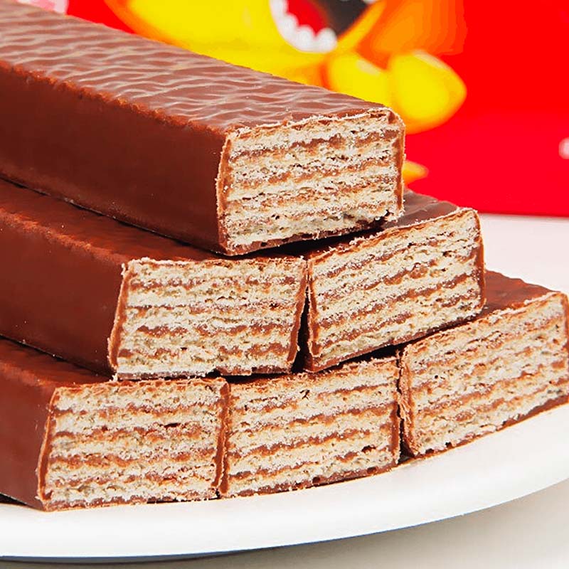 Nestle Crispy Shark Chocolate Wafer Biscuits 15.76oz(446.4g)*1boxes  Leisure cookies