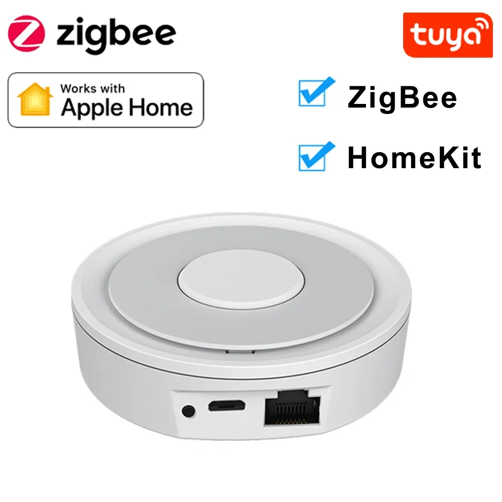 Шлюз-концентратор ZigBee 2-в-1, Совместимый С HomeKit Tuya, Пульт Дистанционного Управления Для Умного Дома