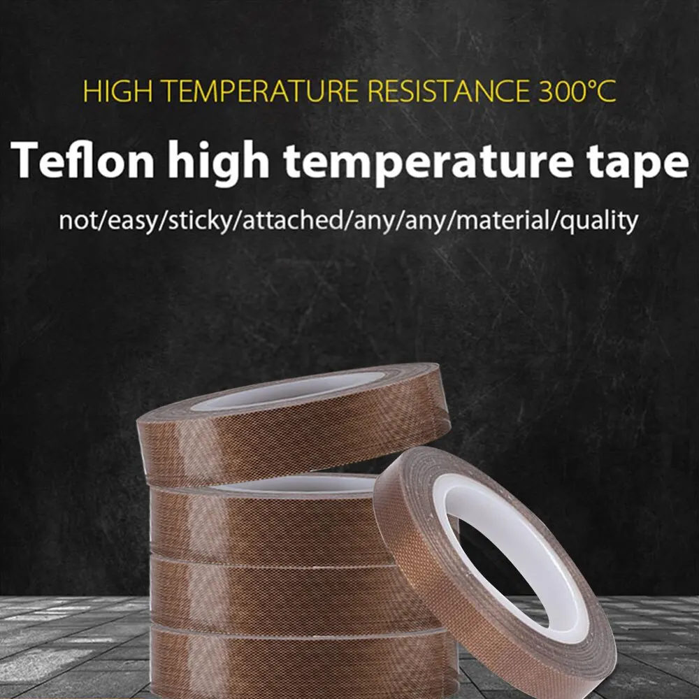 300 ° Nastro adesivo resistente al calore C Nastro isolante resistente al calore in PTFE, nastro adesivo per isolamento termico, spessore 0,13 mm, 10 m