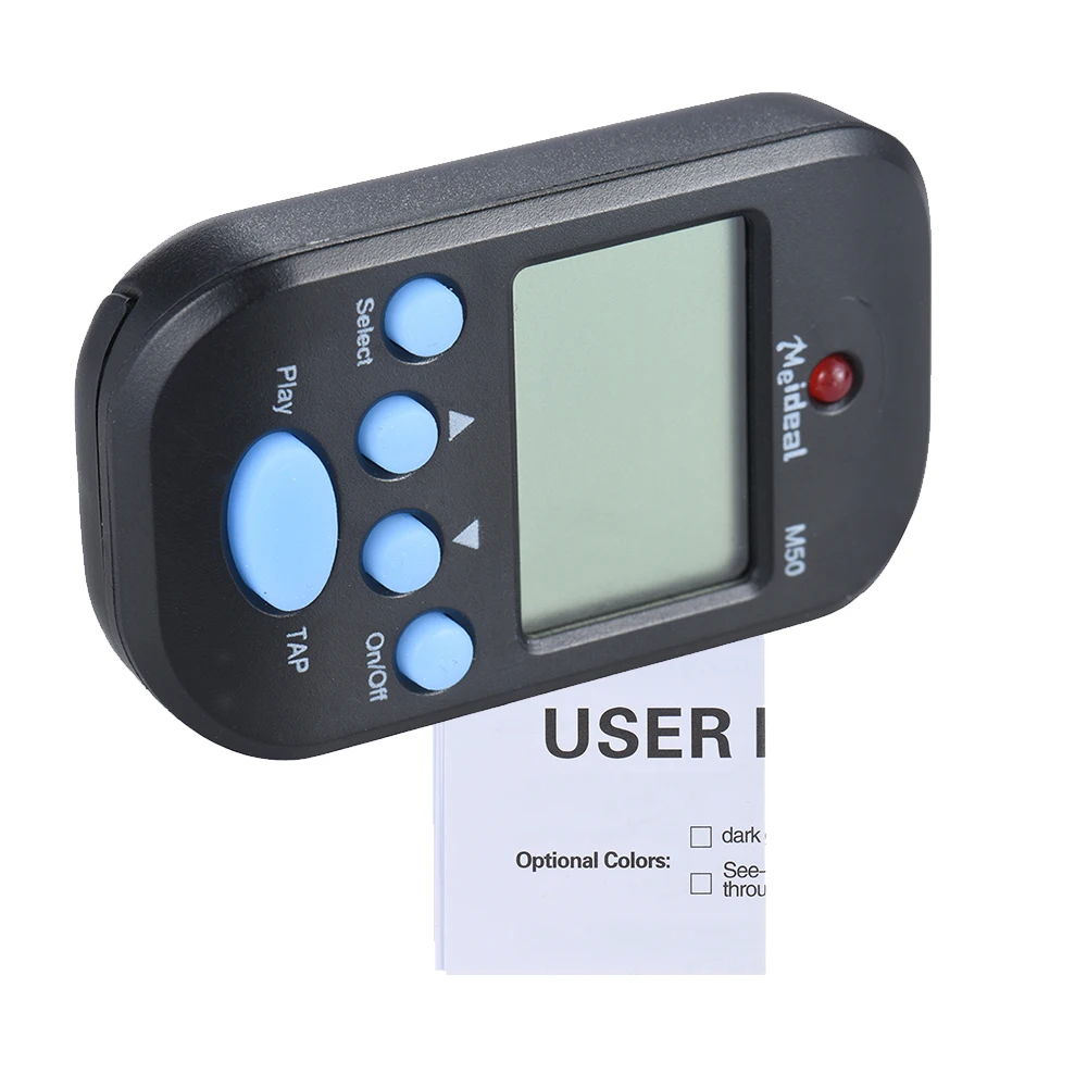 M50 Mini métronome professionnel à clipser LCD numérique rythme métronome pour guitare violon basse accessoires d'instruments à cordes
