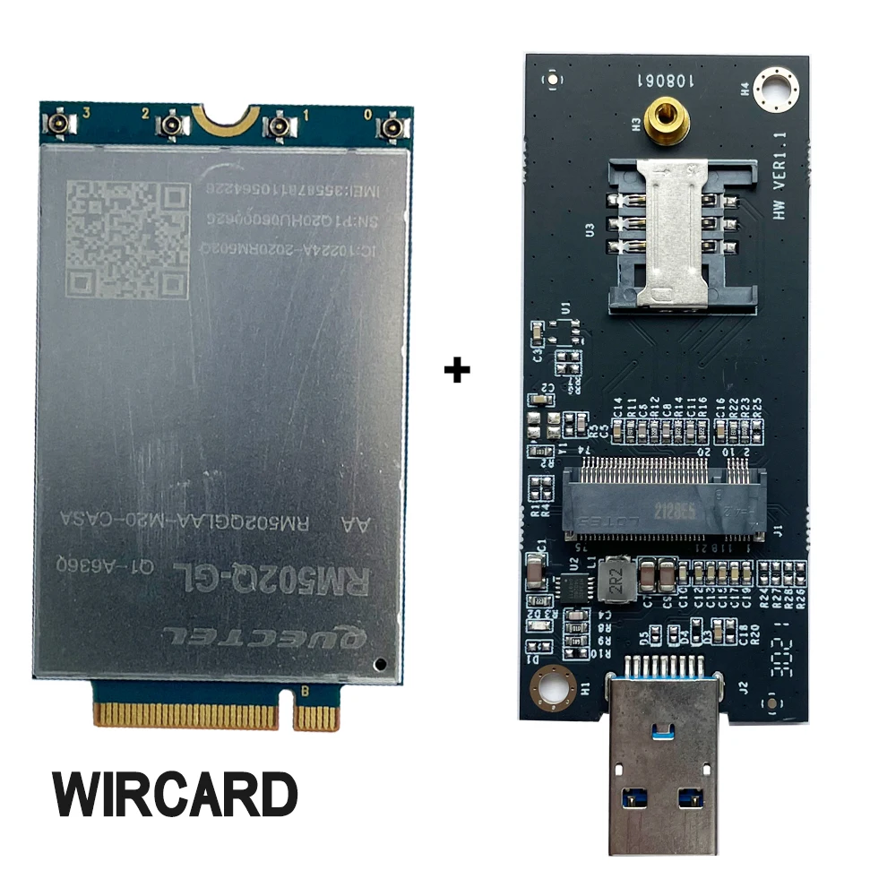 RM502Q-GL 5G Sub-6 ГГц M.2 Cat20 NR NSA SA модуль LTE 4G модуль