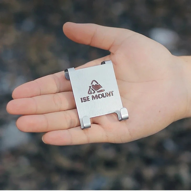 Outdoor Gas Tank Hanging Hook Camping Table Stainless Steel Hook Thickened Anti-side Hanging Gas Tank Portable Gadget