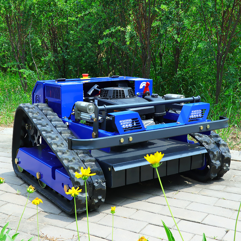 Maßgeschneiderter ferngesteuerter 550-mm-Rasenmäher. Ferngesteuerter Rasenmäher für Garten und Ackerland