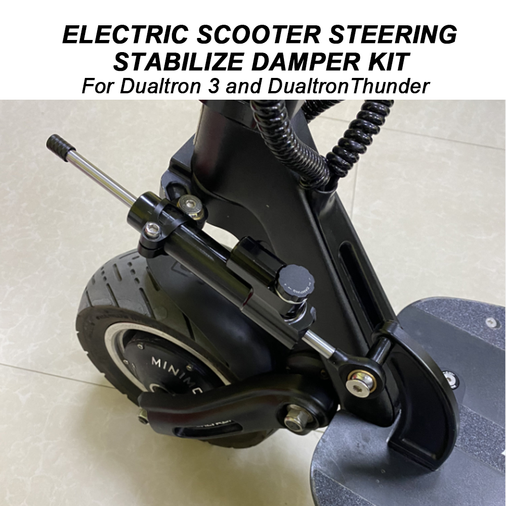 Carbonfaser-Stoßdämpfer-Montagesatz für Dualtron Thunder II/Compact/Thunder/Victor/Dualtron 3 III/Lenkstabilität des Elektrorollers