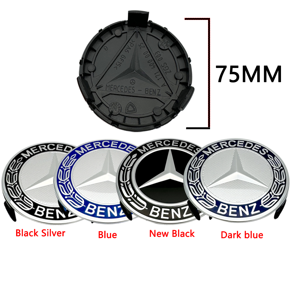 4 шт./лот, 75 мм, колпачок ступицы колеса, эмблема, значок для Mercedes Benz C180 C200 E200 E260 E300 ML350 A 1714000025   W230 W210 W211 W221 W219