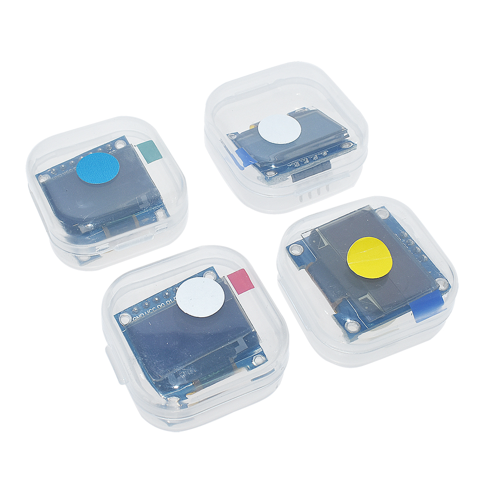 Blanco amarillo azul color 4Pin 7Pin128X64 OLED LCD LED módulo de pantalla TFT para Arduino 0,91 0,95 0,96 I2C IIC serie nuevo original