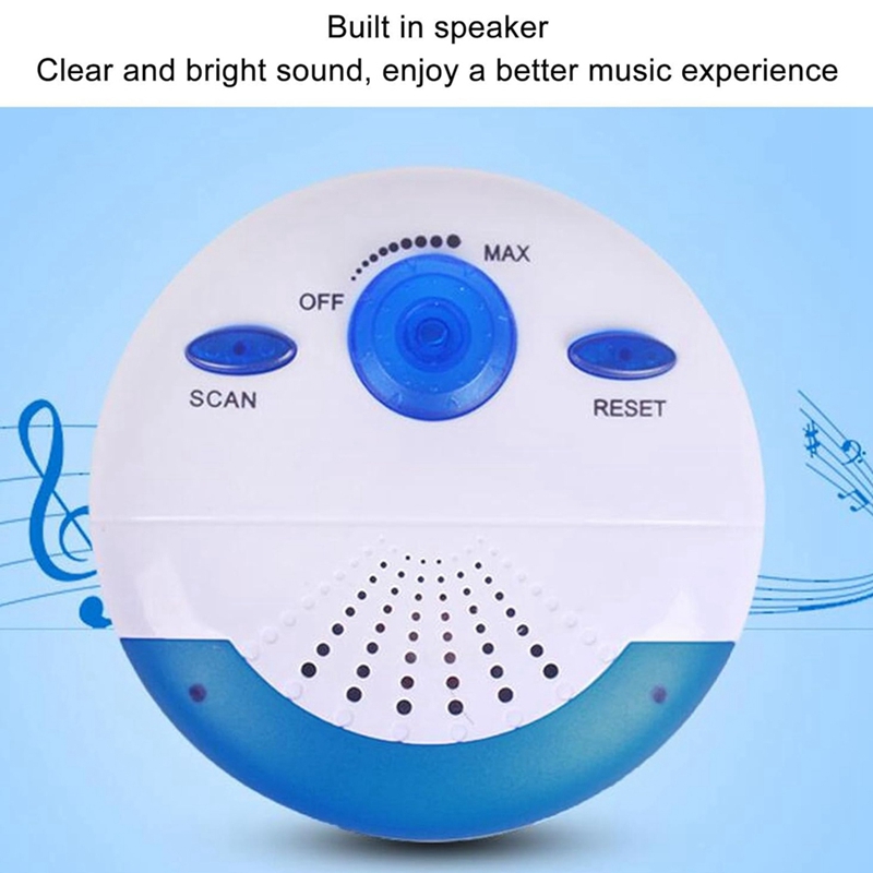 ミニポータブルfmラジオ,バスルーム,防水シャワー,スピーカー内蔵,キッチン,ハイキング用