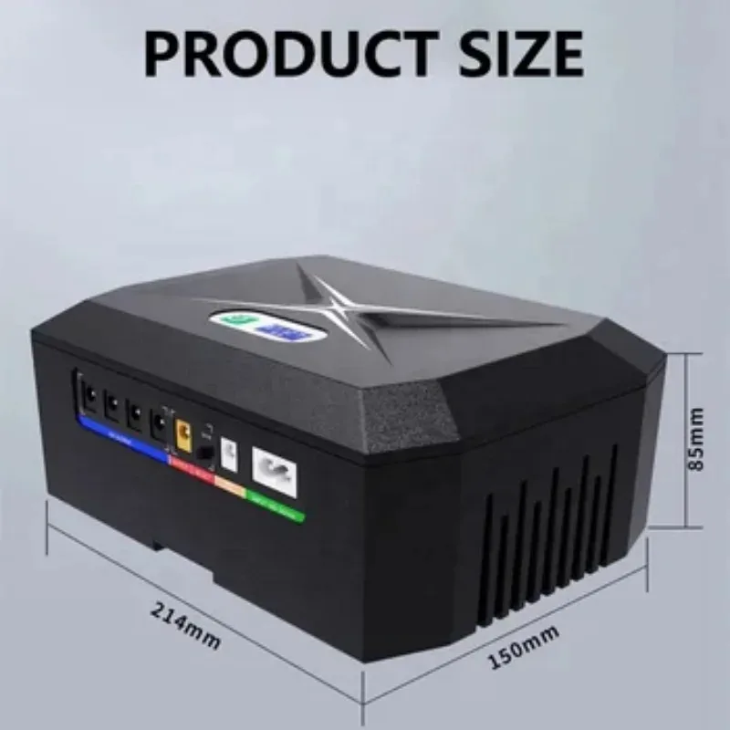 Mini UPS for wifi routher with 5V 12V 15V 24V 48V optional 60W 100W 120W 48000mah  Uninterruptible power supply