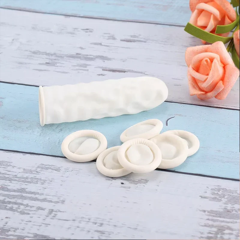 50/100 Stück schützende Fingerspitzen-Handschuhe aus Naturkautschuk, Einweg-Latex-Fingerlinge für DIY Epoxidharz-Formen, die Werkzeuge herstellen