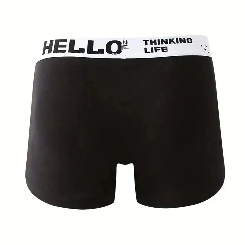 5 uds ropa interior para hombre Boxers masculinos calzoncillos sexis cómodos transpirables moda niños bragas ropa interior Boxershorts hombres