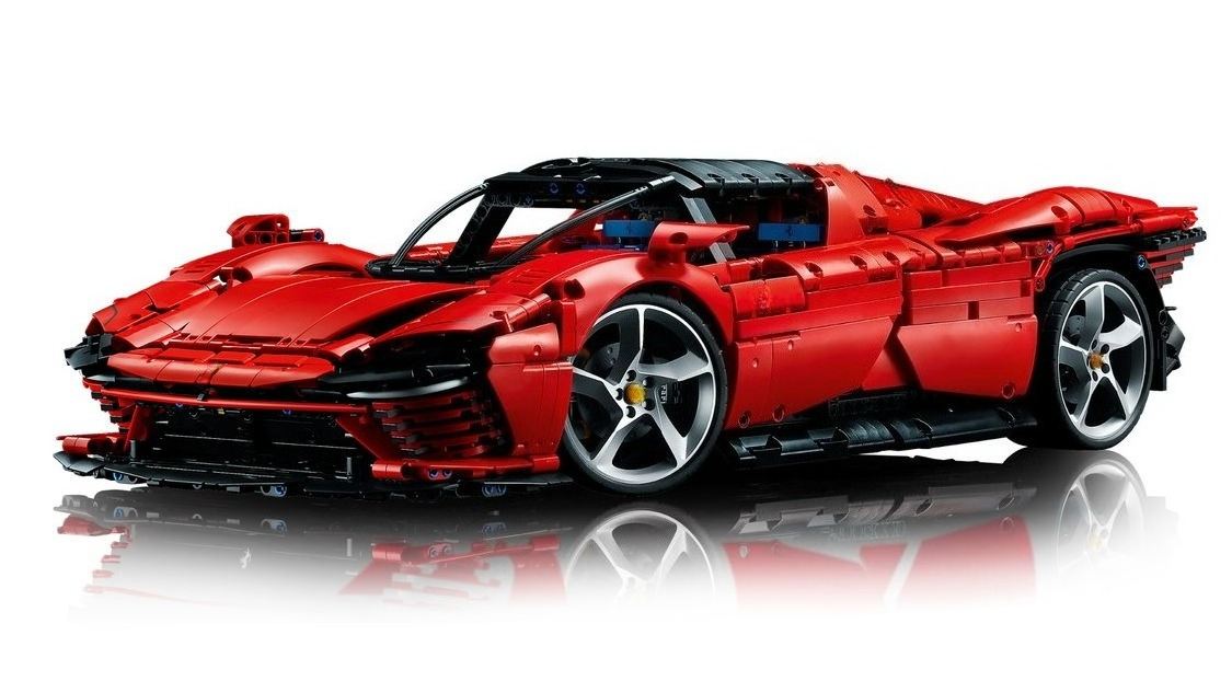 Red Sports Car Model 42143 Building Blocks Sets Compatible with Legoed Particles Suitable for Christmas Gifts 3778pcs